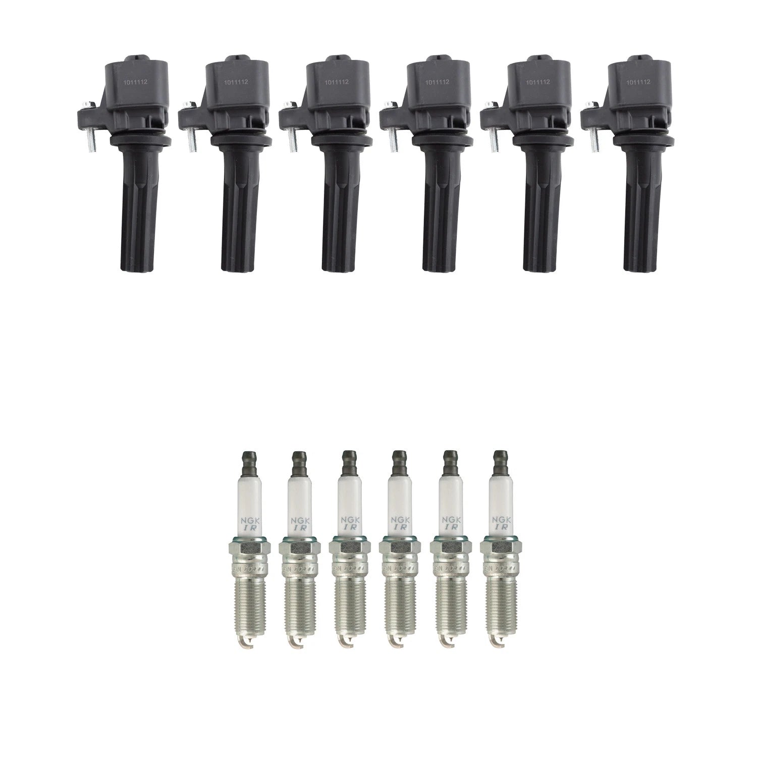 Set of 6 NGK Ignition Coils & Iridium Spark Plugs for 9-7x Envoy XL (2005–2009)