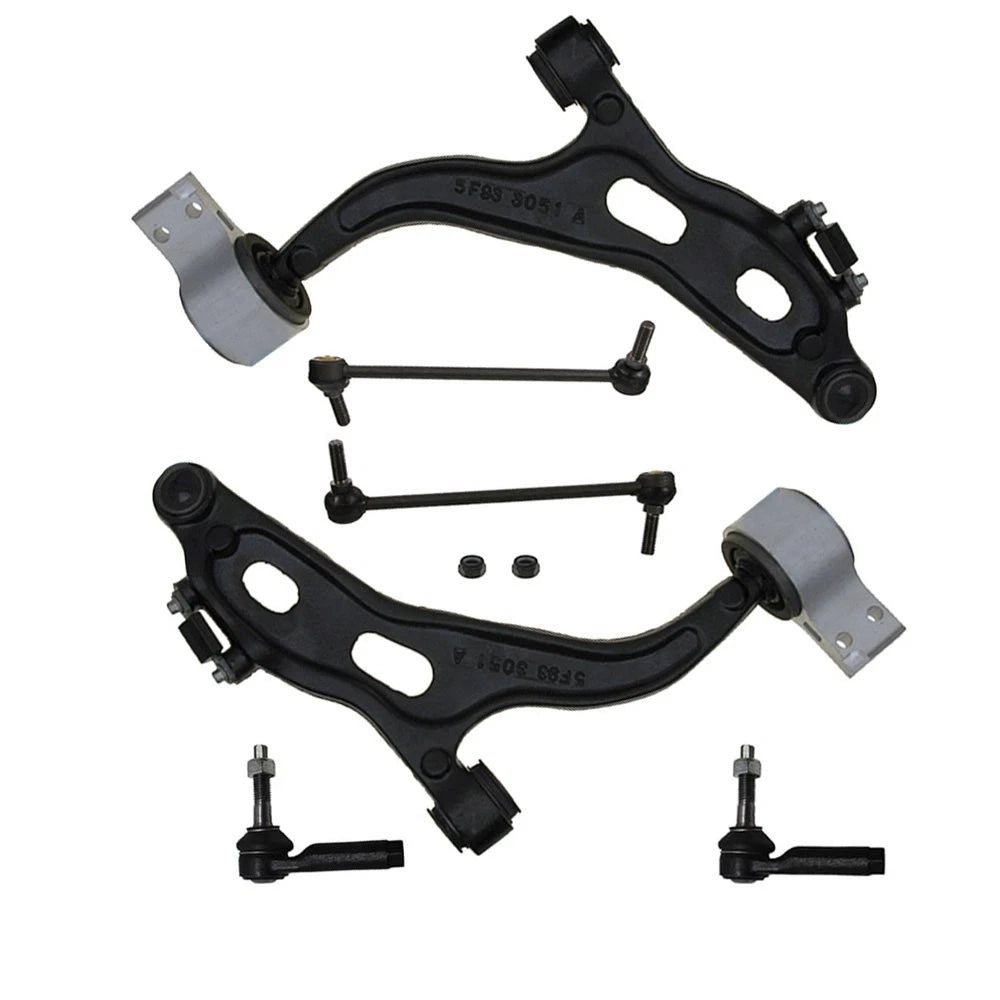 Front Lower Control Arms Sway Bar Link Kit for Ford Taurus Lincoln MKS (2010–2012)