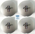 Wheel Center Hub Caps Set for 1991–1993 Ford Mustang 4pcs Tri-Bar Pony Logo