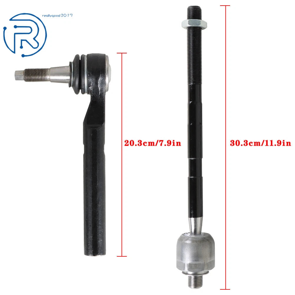 Set of 4 Tie Rod Ends for Hummer H3 H3T (2006–2010)