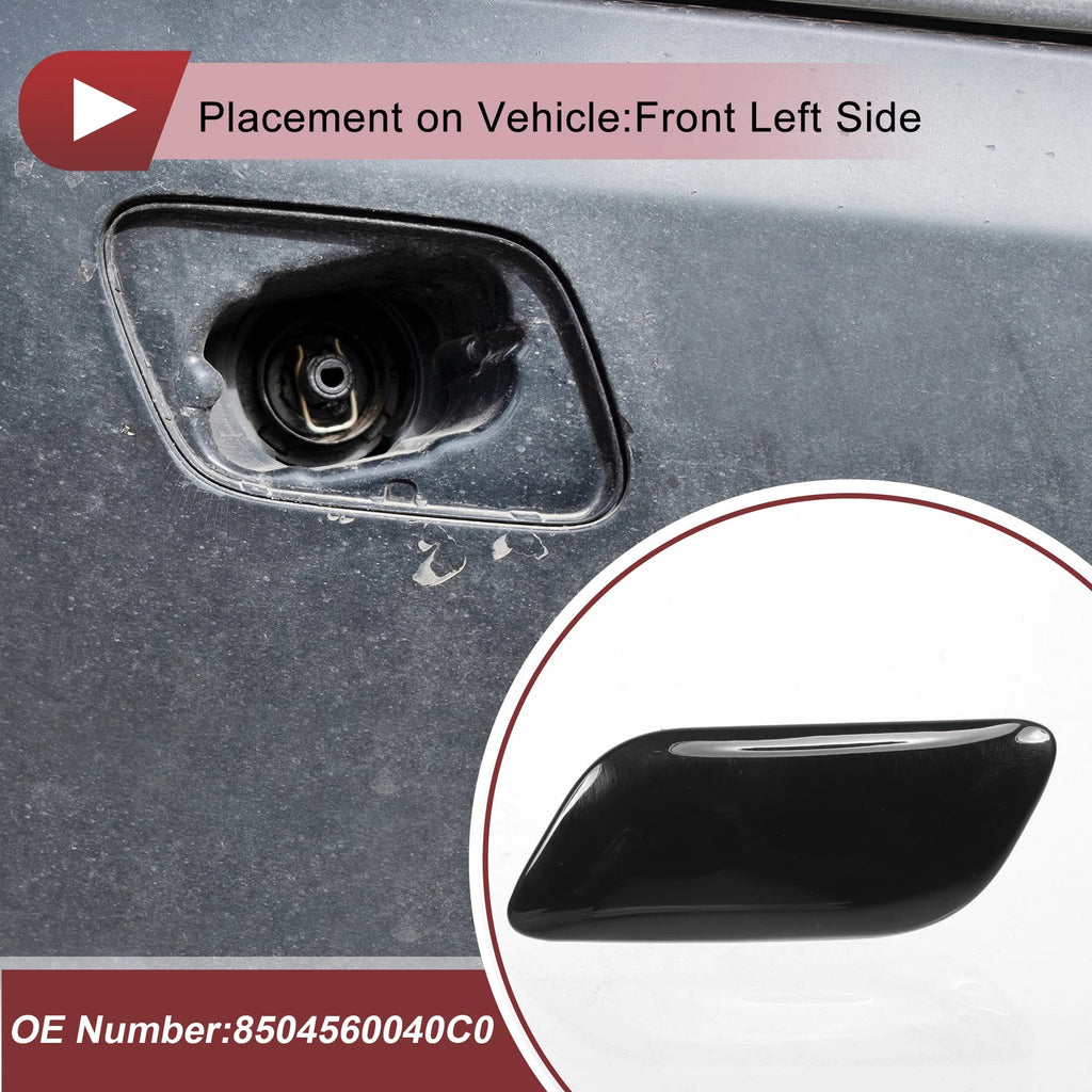 Front Left Washer Nozzle Cover Cap for Lexus LX570 (2008–2011) Black