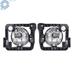 Set of 2 Fog Lights for Acura TSX (2009–2010) Black with Bulbs