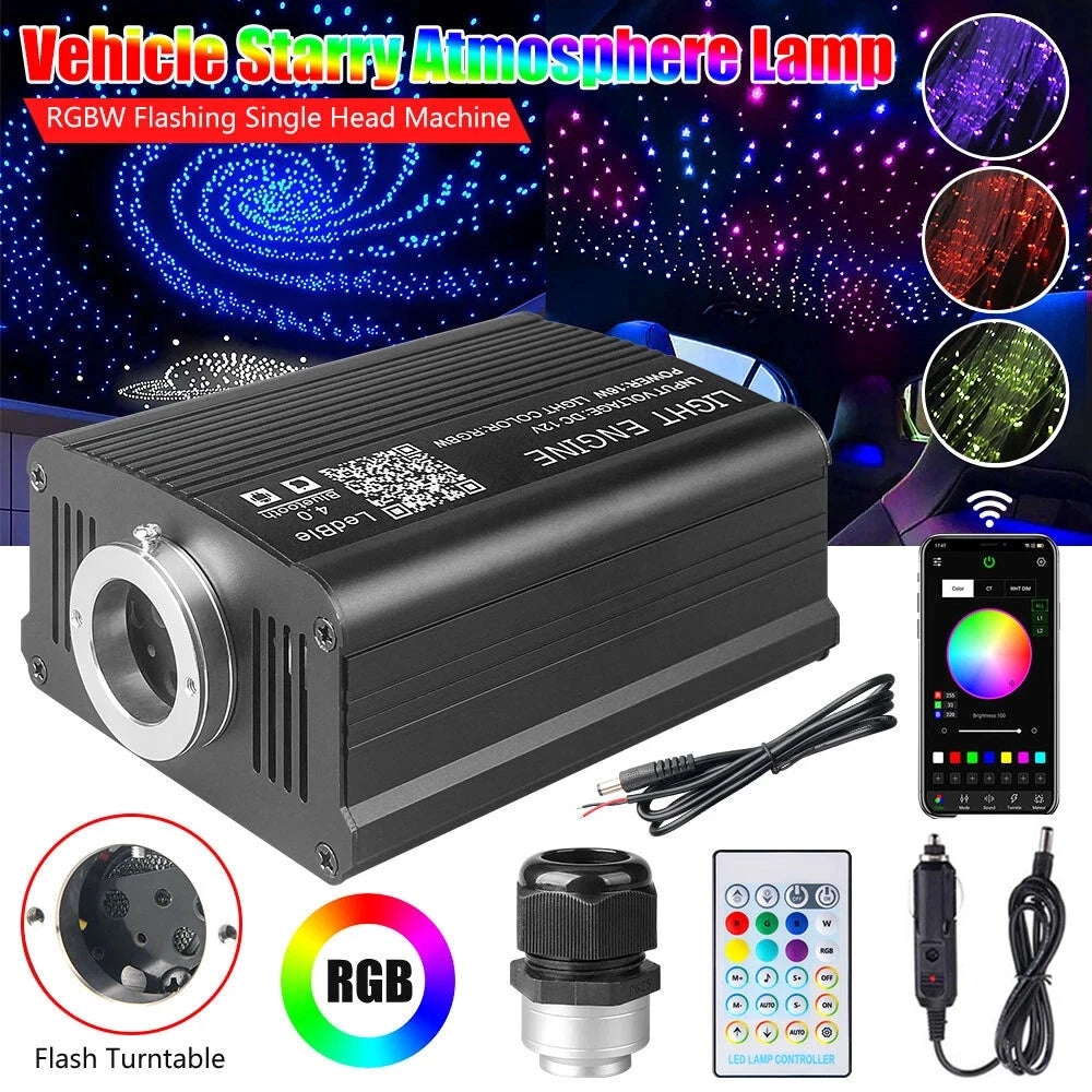 500pcs Fiber Optic Star Light Kit for Home Car Roof Ceiling