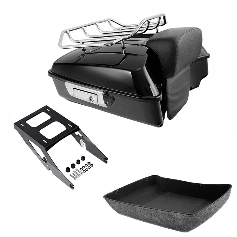 Chopped Trunk Backrest Mount Rack for Harley Sport Glide FLSB (2018–2021)