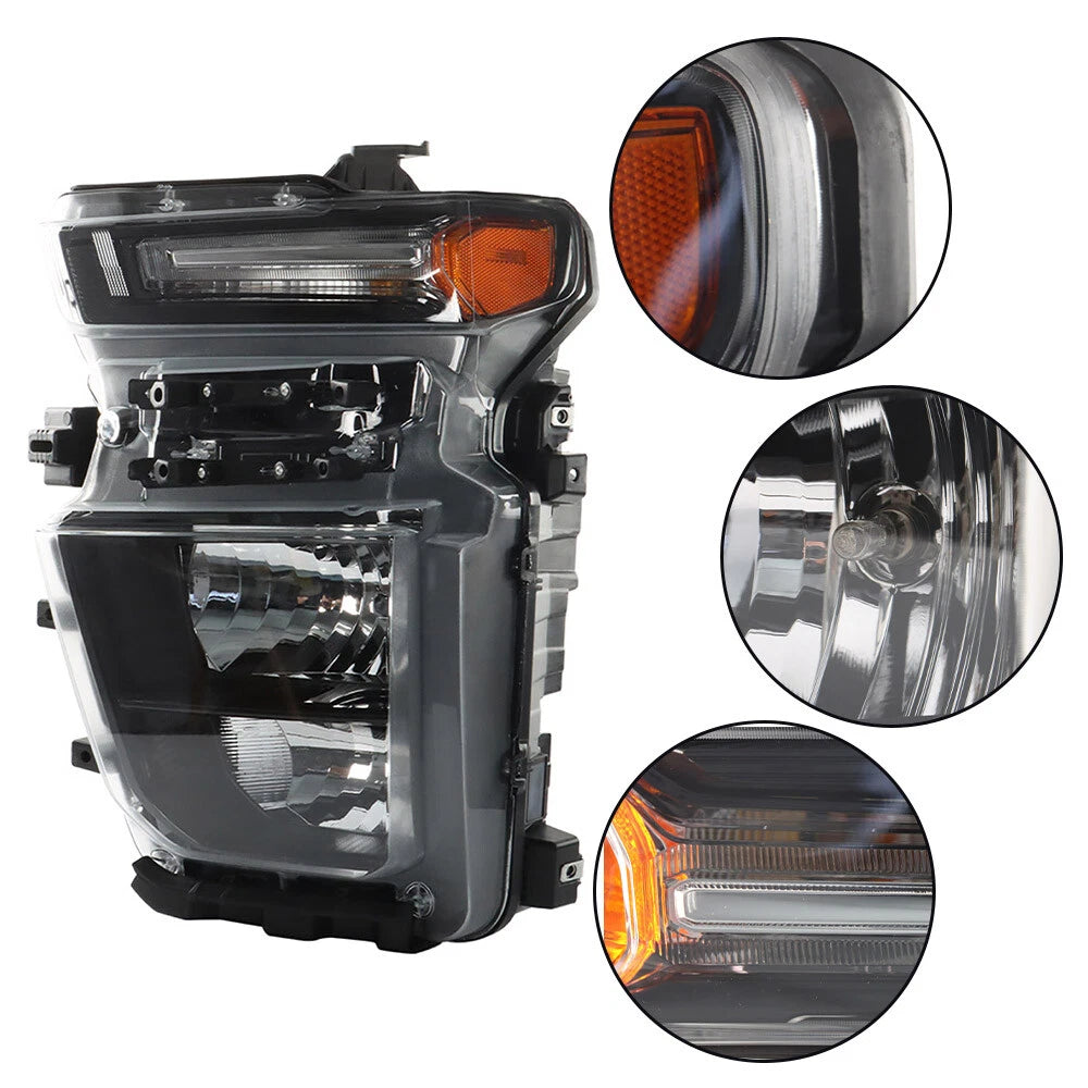 Headlight for Chevy Silverado 2500HD (2020–2023) Halogen Driver LH