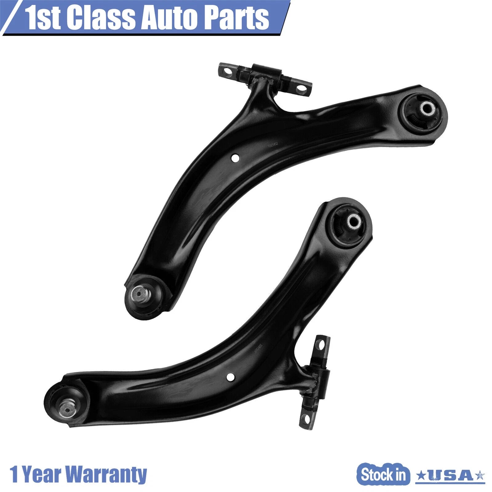 2X Front Lower Control Arm Ball Joint Kit for Nissan Rogue (2008-2015)