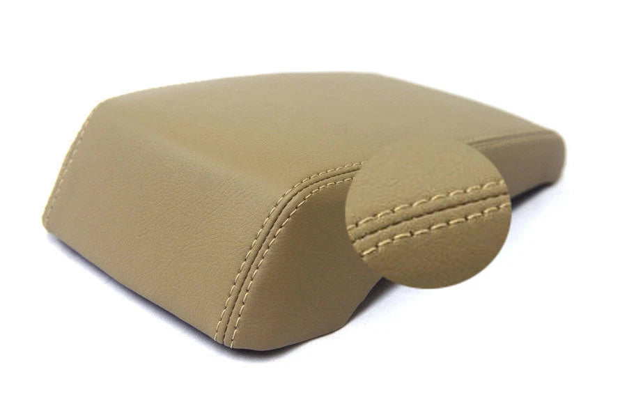 Center Console Armrest Cover for Subaru Legacy (2010–2014) Beige PVC Leather
