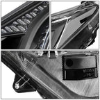 OE Style Projector Headlight for Toyota RAV4 (2016–2018) - Black Housing