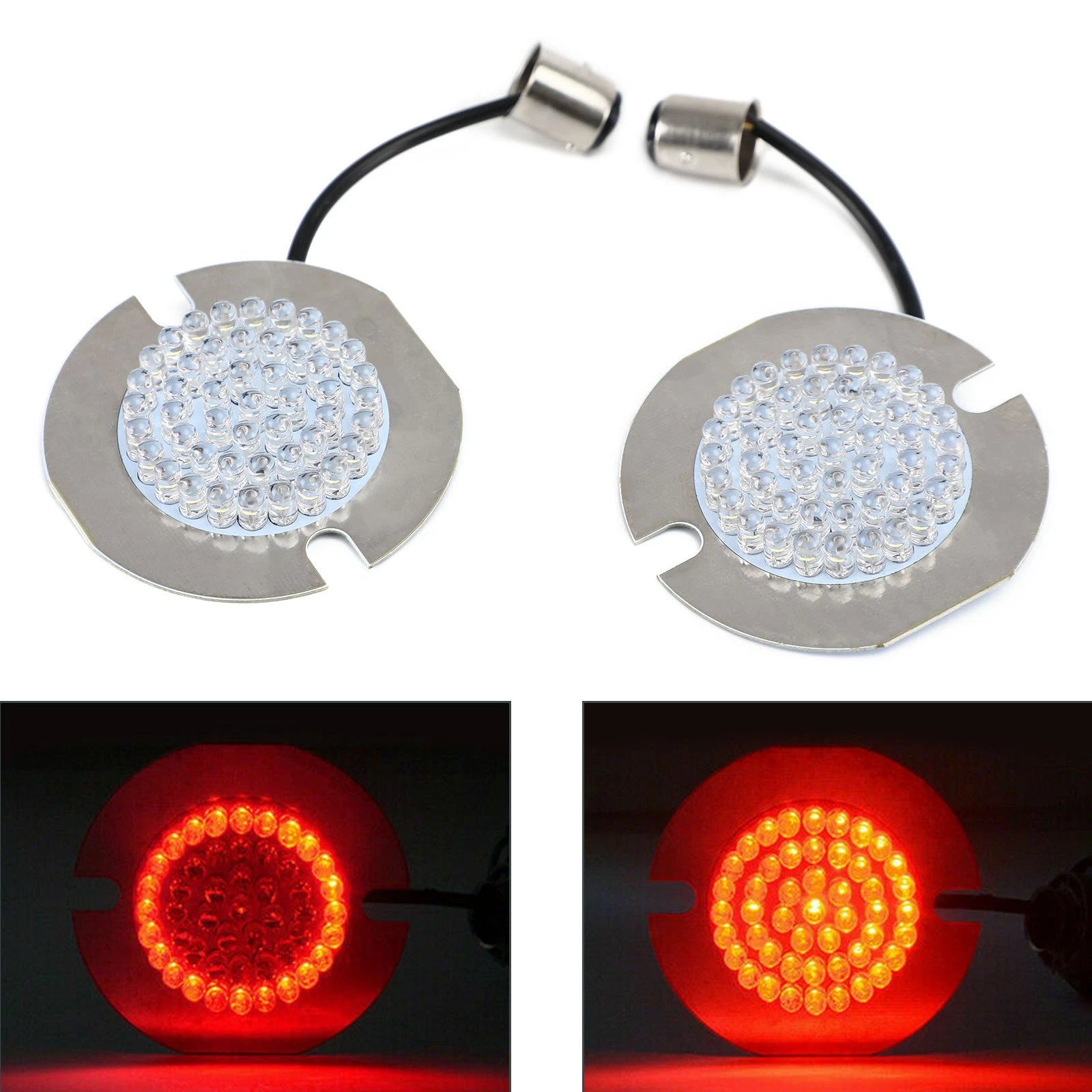 2X 1157 LED Rear Turn Signal Light Bulb for Dyna Touring Electra Glide Road King