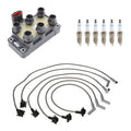 Set of 6 Denso Ignition Coil Wires & Bosch Platinum Spark Plugs for F-150 (1997–2003)