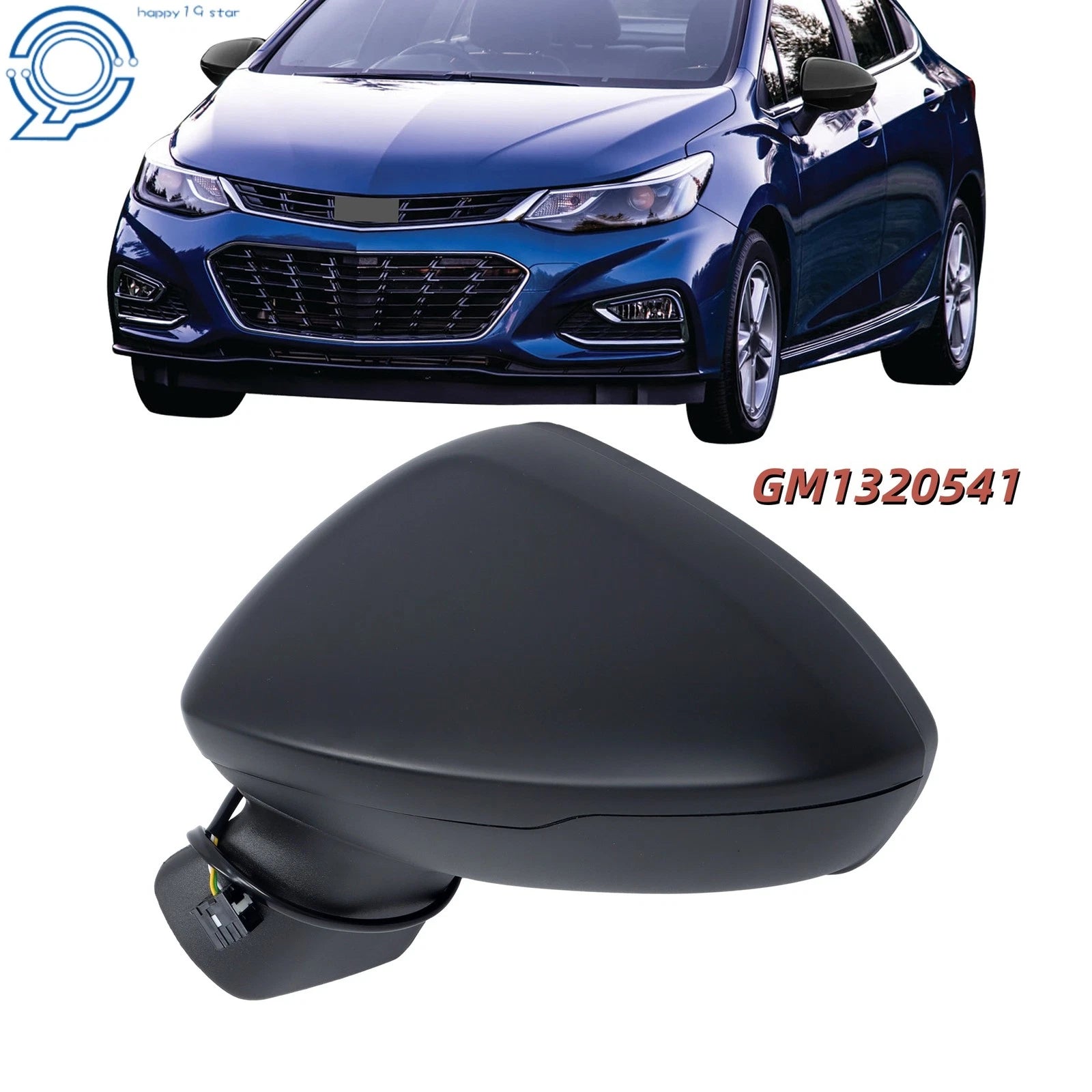 Driver Side Mirror for Chevrolet Cruze (2016–2019)