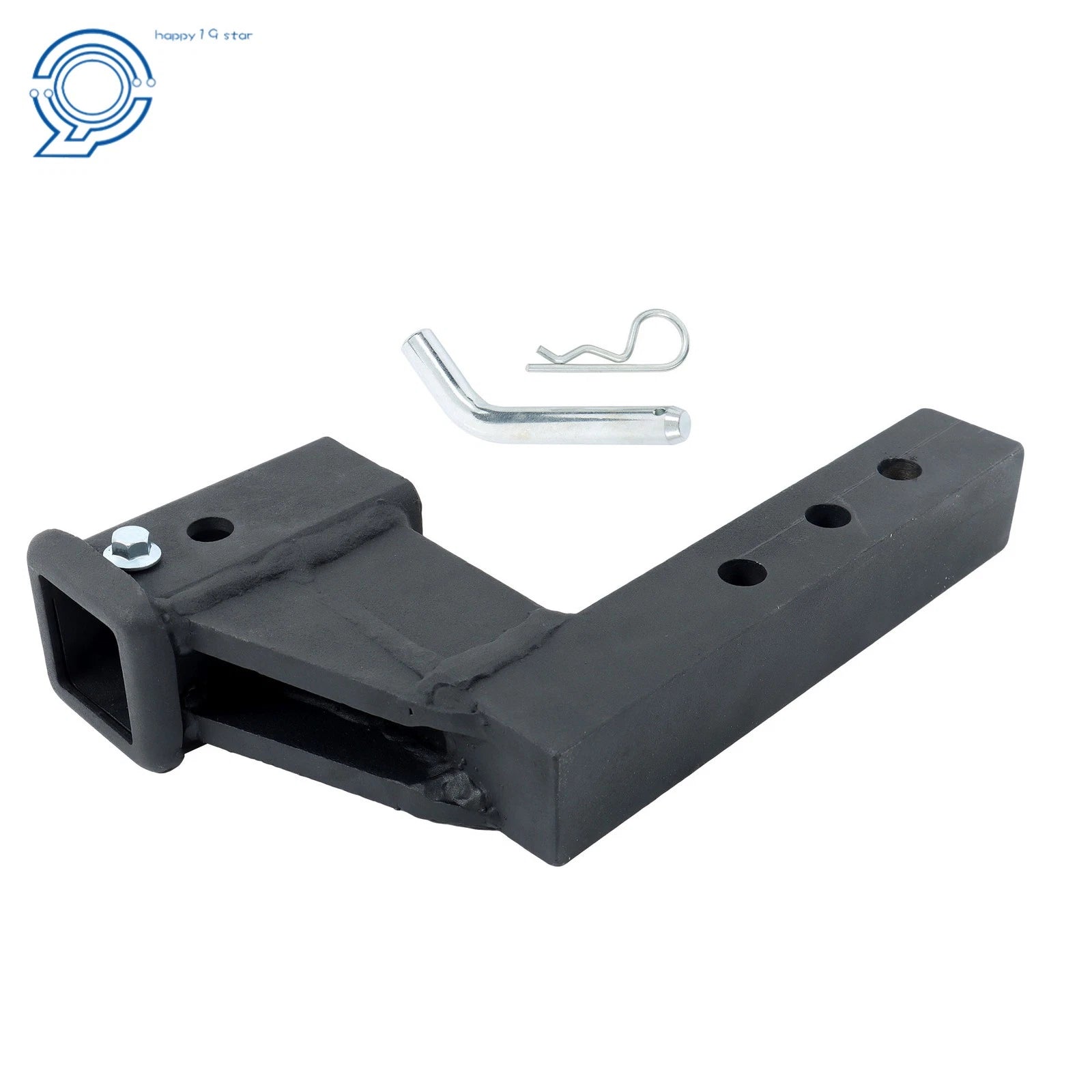 Trailer Hitch Riser for 2 Inch Receiver (6 Inch Rise/Drop)
