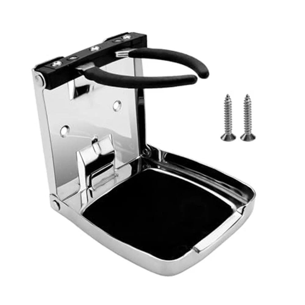 Adjustable Stainless Steel Cup Holder for Boat RV Truck Yacht (Compact)