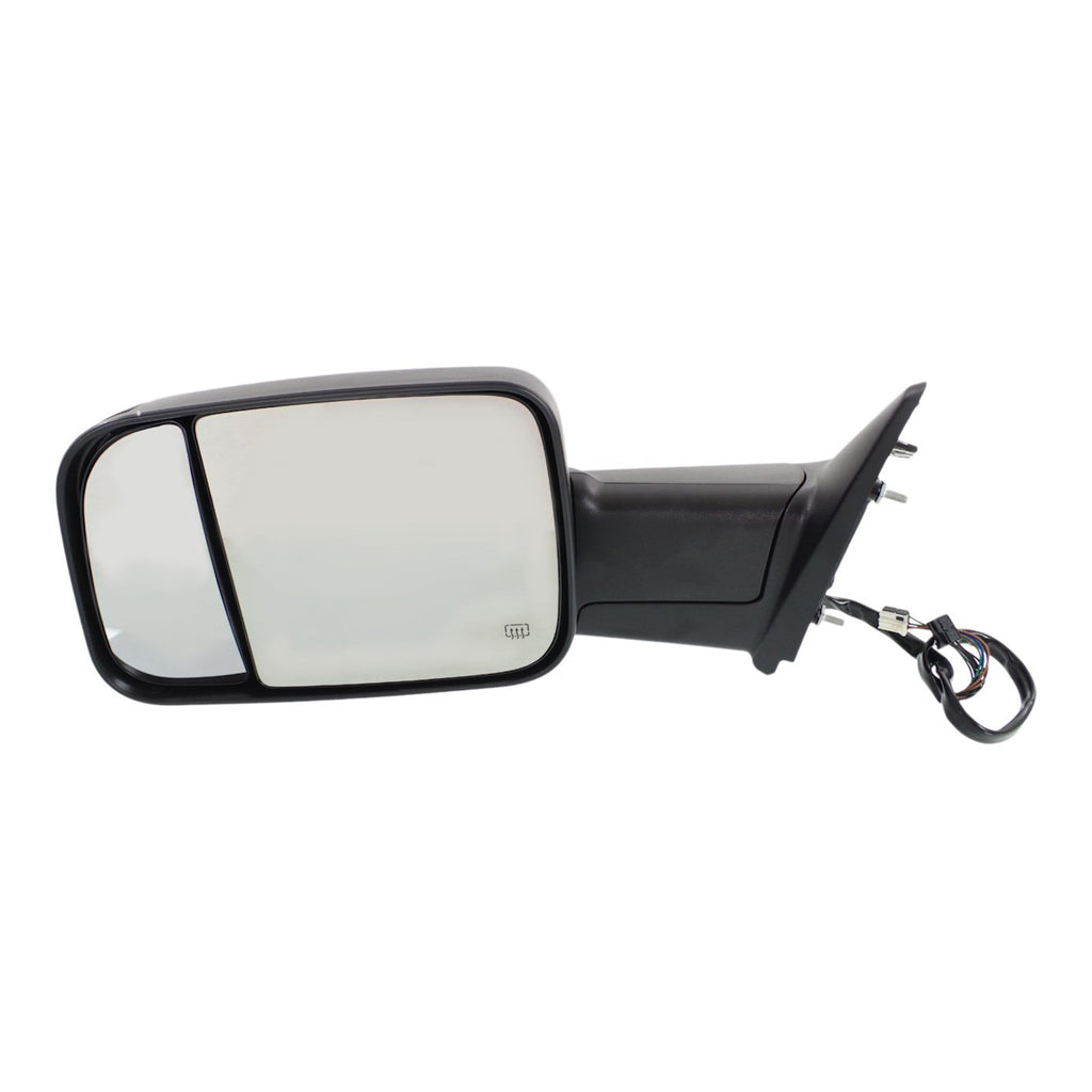 Tow Mirror for Ram 1500 (2012) Driver Left Side Power Heated Blind Spot Glass