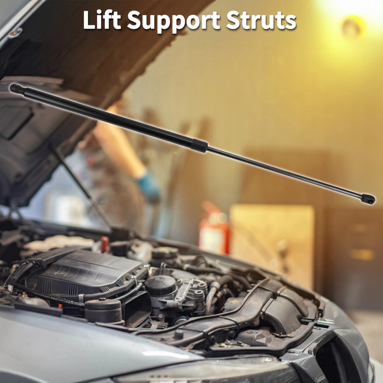 Front Hood Lift Supports Struts Gas Spring for Volkswagen Golf 8 (2020–2023)
