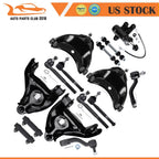 Set of 15 Front Control Arms Tie Rods Pitman Idler Arm Kit for GMC Yukon (1995–1999)