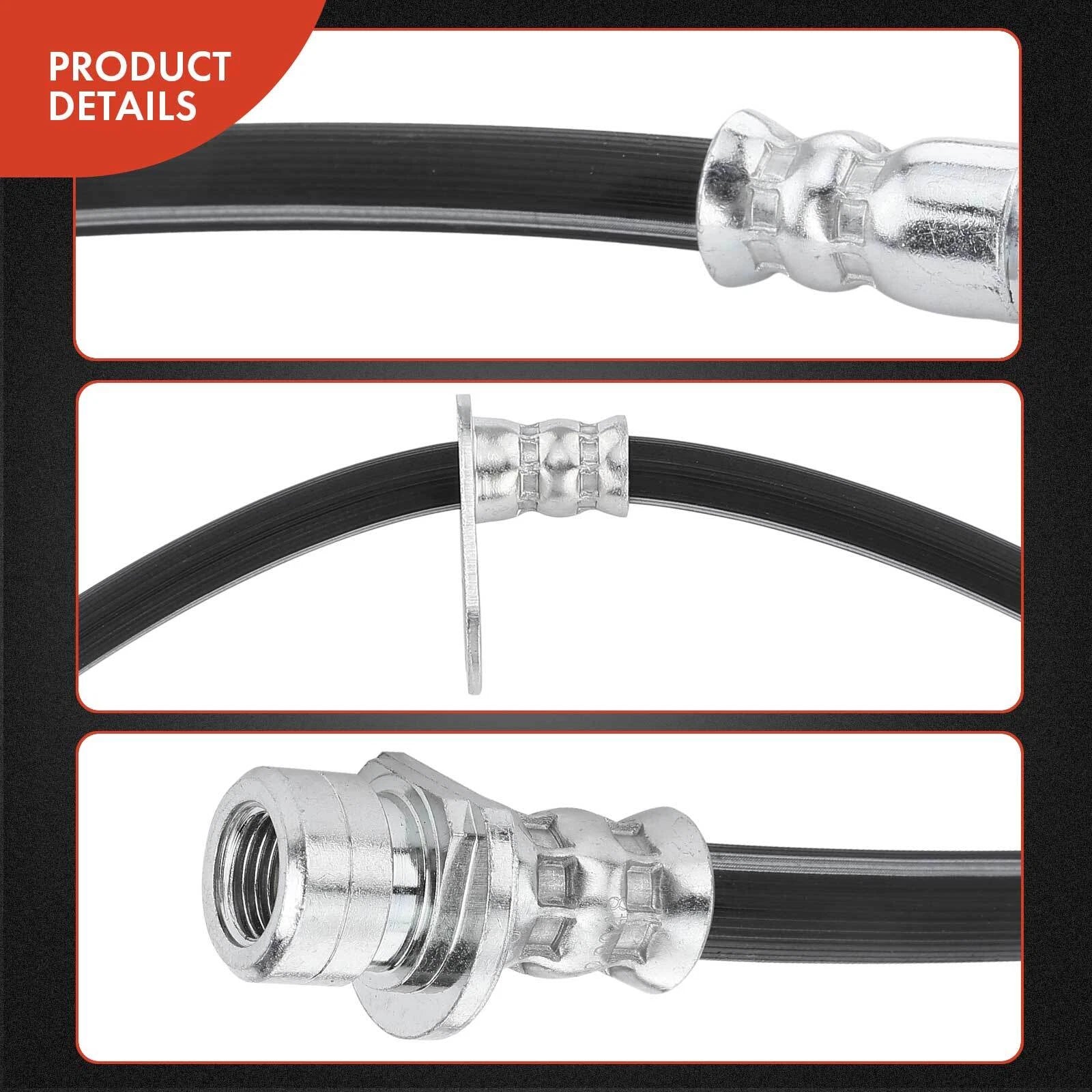 Front Driver Brake Hydraulic Hose with Bracket for Honda CR-V (2007-2016)