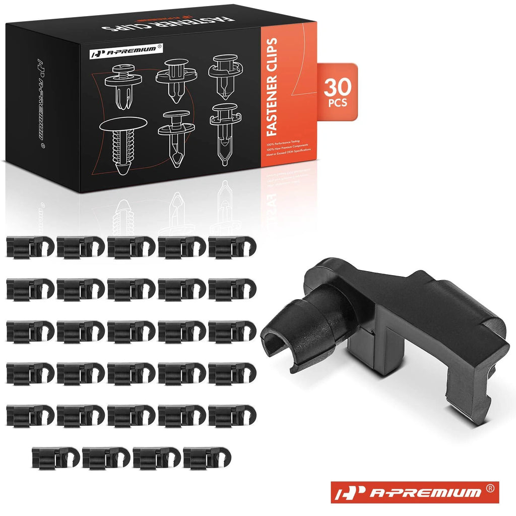 30Pcs Nylon Door Lock Rod & Hood Latch Push Rod Clip for Ford GM