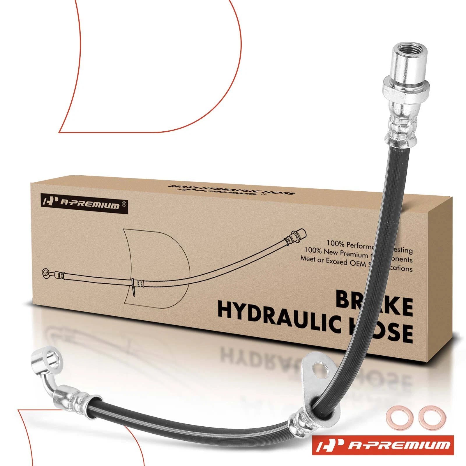 Rear Driver Brake Hydraulic Hose for Subaru WRX (2013–2020)