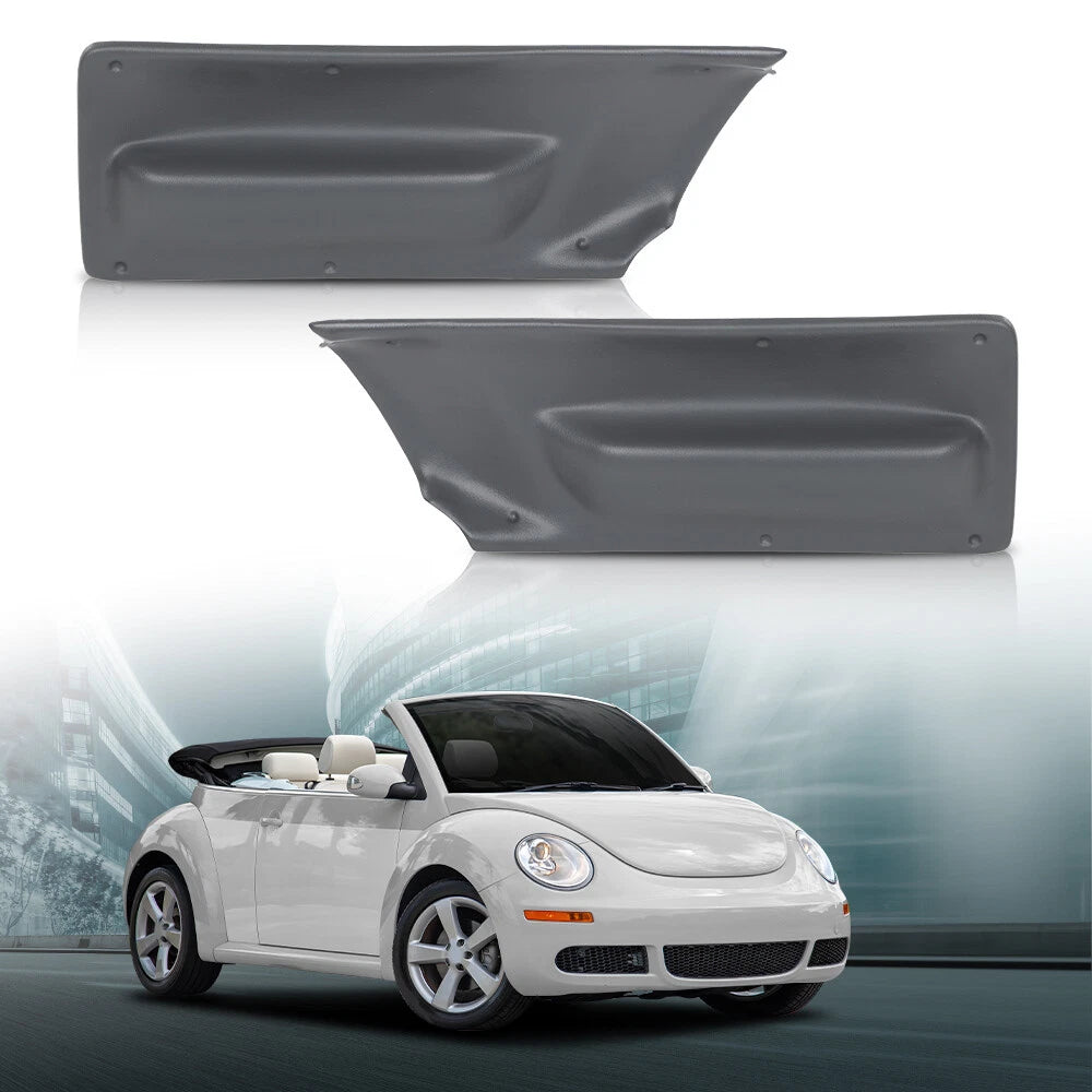 Set of 2 Door Panel Inserts for Volkswagen New Beetle Convertible (2003–2010)