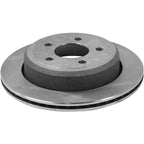 Set of 2 Rear Brake Discs and Pads for Mercury Grand Marquis (2003–2011)