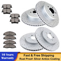Drilled Rotors and Brake Pads for Dodge Charger (YYYY–YYYY)
