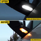 2X LED Side Mirror Puddle Light Assembly for Cadillac Escalade (2003–2006)