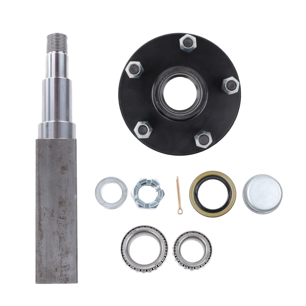 Bearing Kit for 3500lb Trailer Hub (5 on 5, 11" Square Spindle)