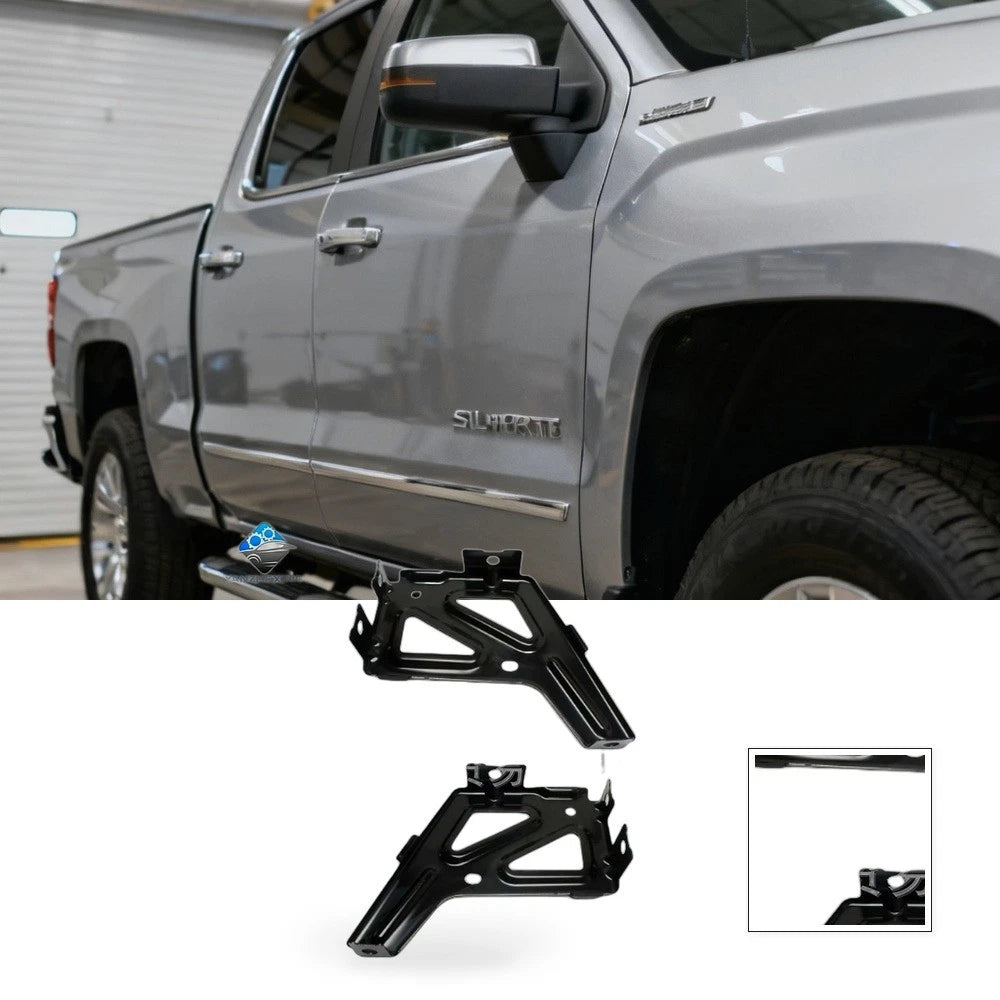 Rear Bumper Bracket Left for Chevrolet Silverado 1500 (2014–2019) 23108159