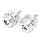 6mm Swingarm Spools for Suzuki GSXR600 GSXR750 (1992-2019) Silver