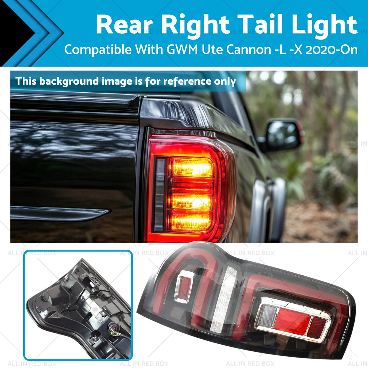 LED Tail Light Rear Right for GWM Ute Cannon (2020-On) - L - X