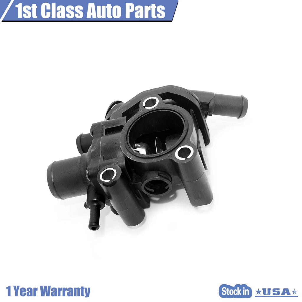 Engine Coolant Thermostat with Water Outlet Housing for Ford Focus (2000-2004)