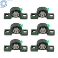 6 Pack Pillow Block Bearing UCP205-16 for Various Applications (1" Bore)
