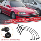 Set of 4 Spark Plug Wire Ignition Coil Cables No. 32700P0HA00 for Honda Accord (1994–2002)