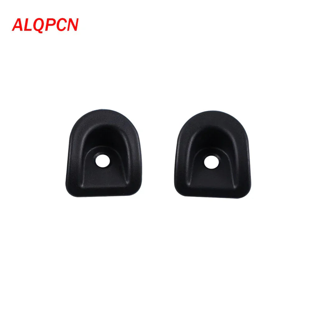 Black Door Lock Knob Grommet Bezel Pair for Ford Mustang (2005-2014)