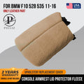 Armrest Cover Protector for BMW F10 528 535 (2011–2016) Beige Fleece
