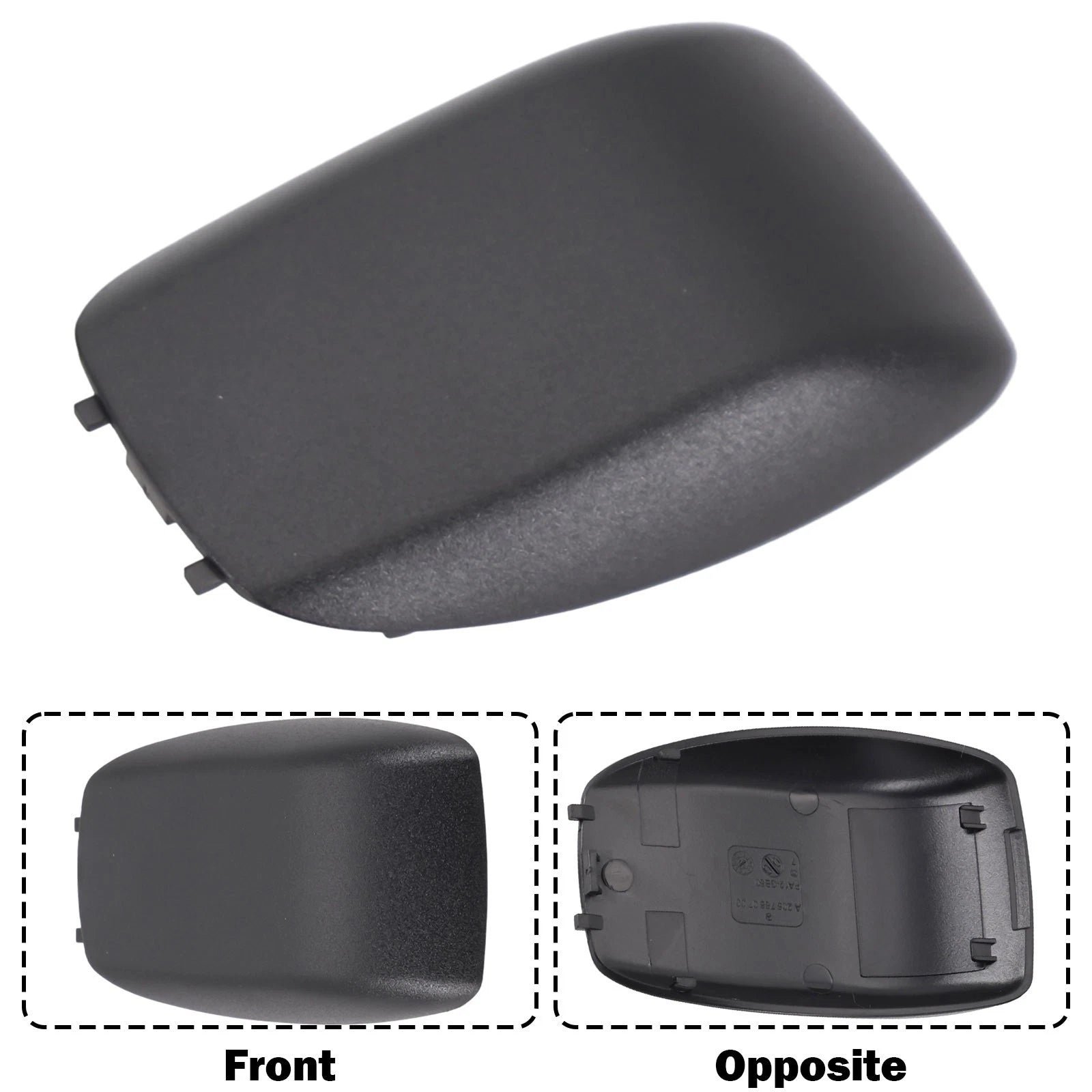 Matte Black Rear Cover for Key (2015–2023)