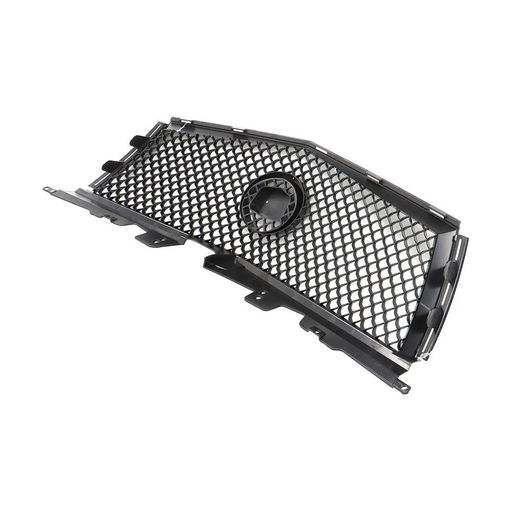 Front Grille Bumper Upper for Cadillac CTS (2008–2013) Gloss Black Mesh