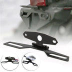Folding License Plate Bracket for ATV Dirt Bike Motorcycle