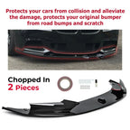 Front Bumper Lip Spoiler Splitter for BMW F10 5 Series M Sport (2011–2016)