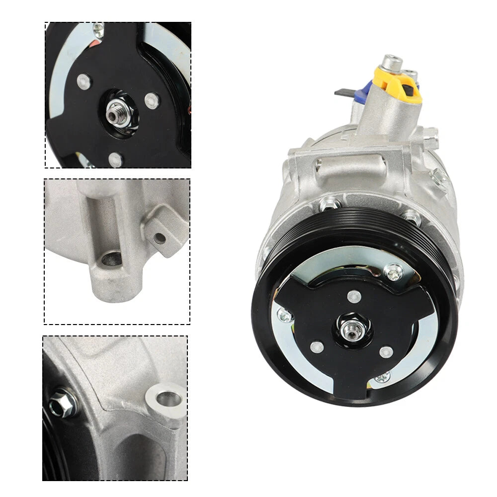 A/C Compressor with Clutch for Volkswagen Audi (2006-2020)