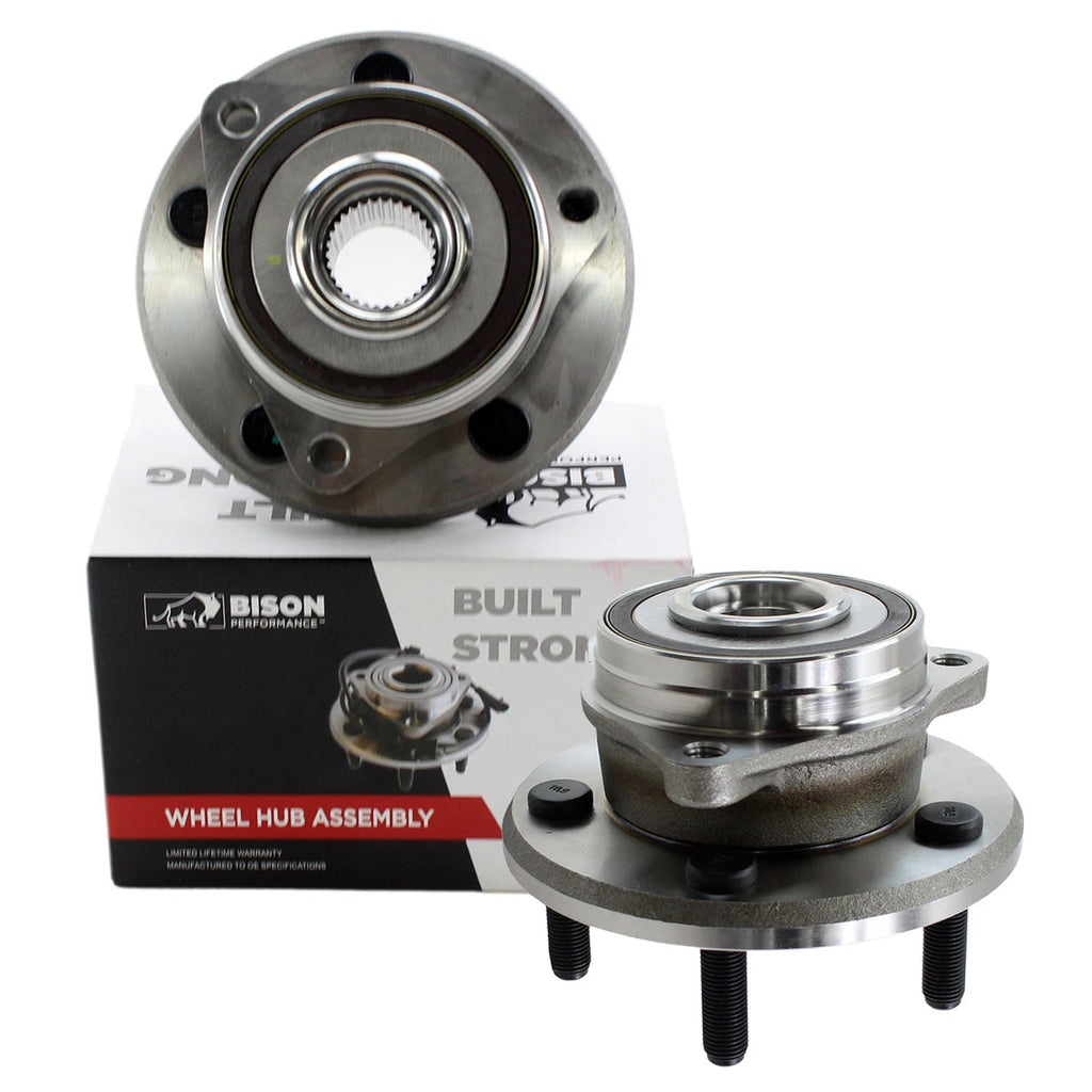 2X Front Wheel Bearing and Hub Assembly for Dodge Jeep