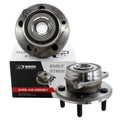 2X Front Wheel Bearing and Hub Assembly for Dodge Jeep