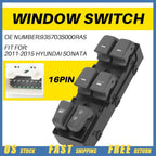 Power Window Switch for Hyundai Sonata (2011–2014) 935703S000RAS