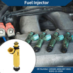 Fuel Injector No. 195500-4450 for Mazda RX-8 (2004–2008) 1 Pc Yellow