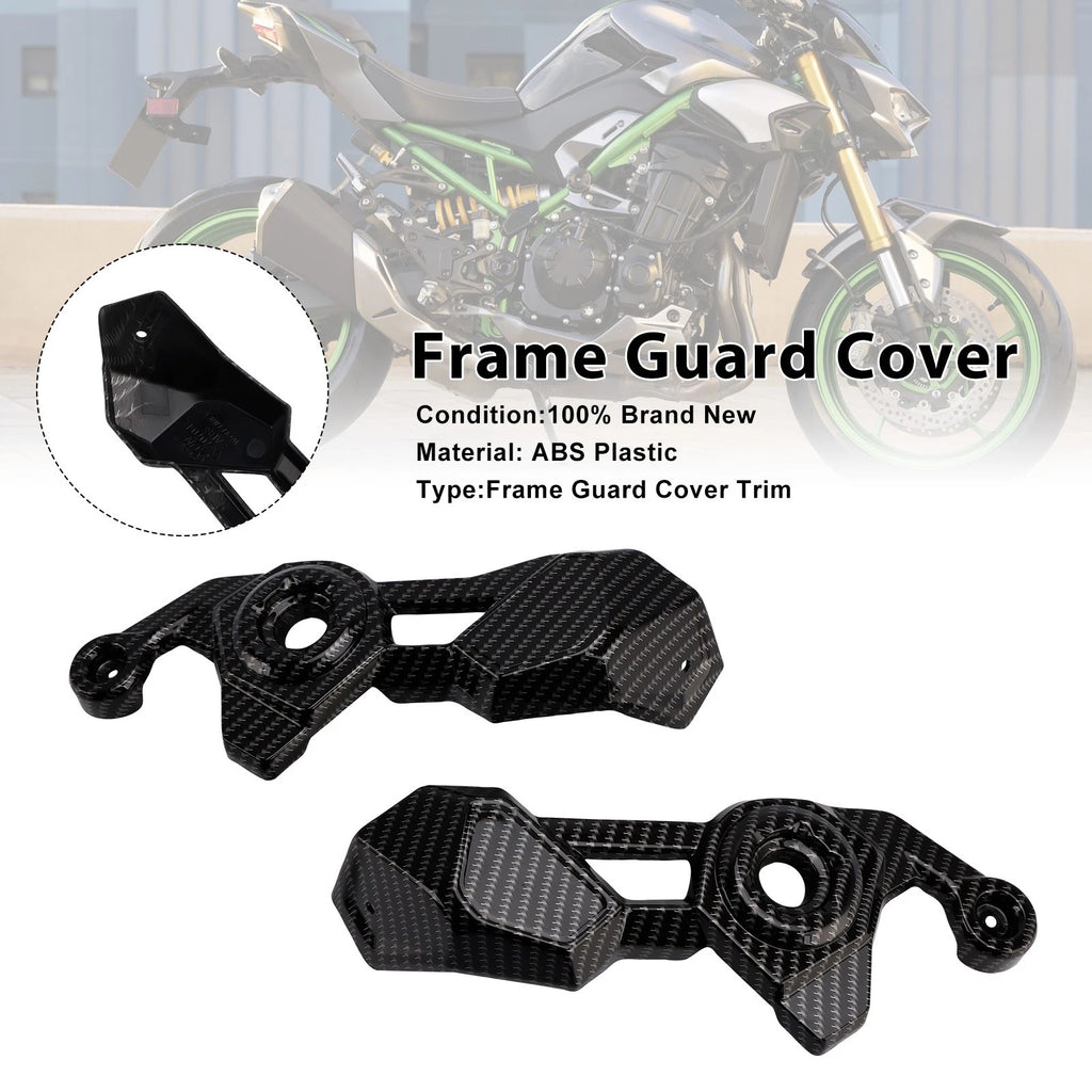 Frame Side Cover Panel Guard for Kawasaki Z900 (2025–2026) Carbon
