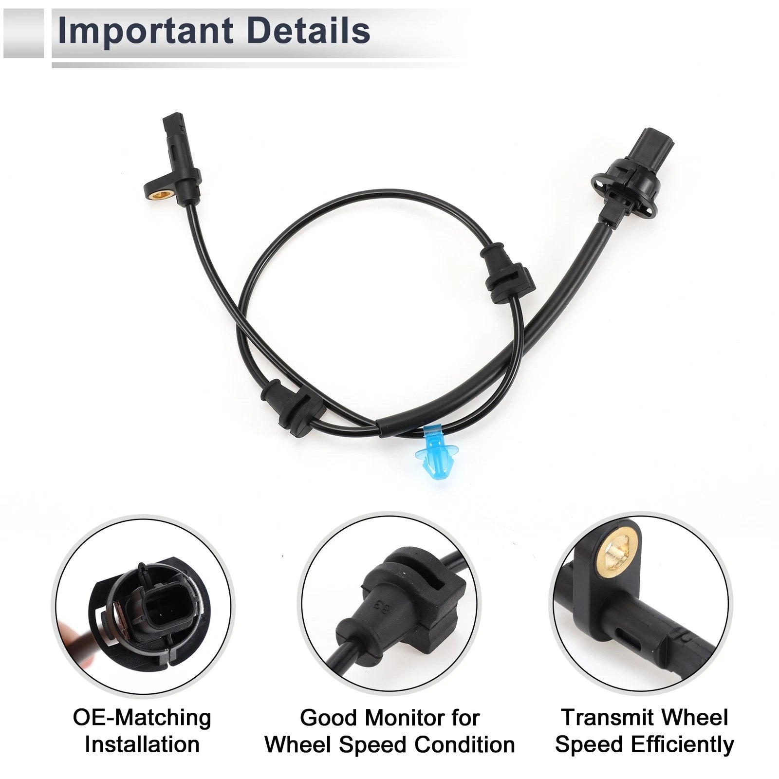 ABS Wheel Speed Sensor No. 57455T7WA01 for Honda HR-V (2016–2021)