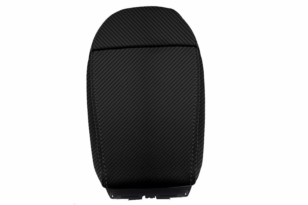 Carbon Fiber Console Lid Armrest Cover for BMW E63 E64 650 (2003–2010)
