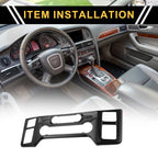A/C Air Conditioning Panel Cover Trim for Ford F-150 (2021–2024) Black Set