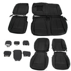 Full Set Seat Covers for Ford F150 Crew Cab (2015–2022) Leather with Armrest